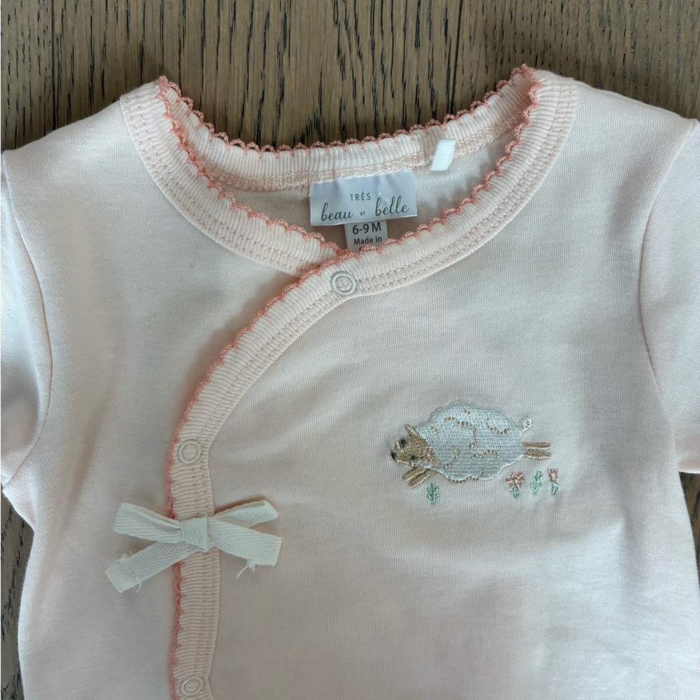 Baby Girl Clothing Bundle 6-9 months - Floral, Yellow, and Pink 11 items - Picture 13 of 16